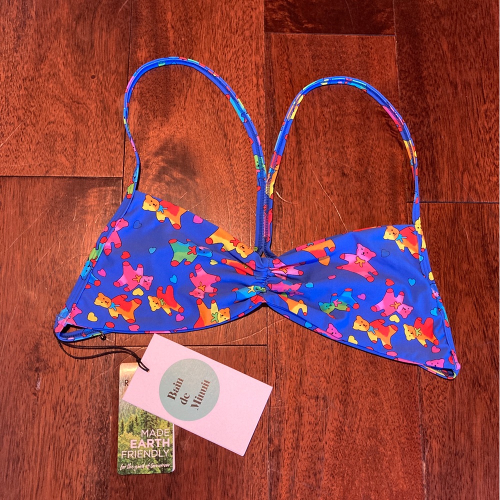 NWT Bain De Minuit Joey ‘Space Bears’ Swim Top
